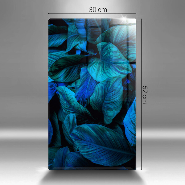 Placă din sticla protectie perete Frunzele vegetației junglei