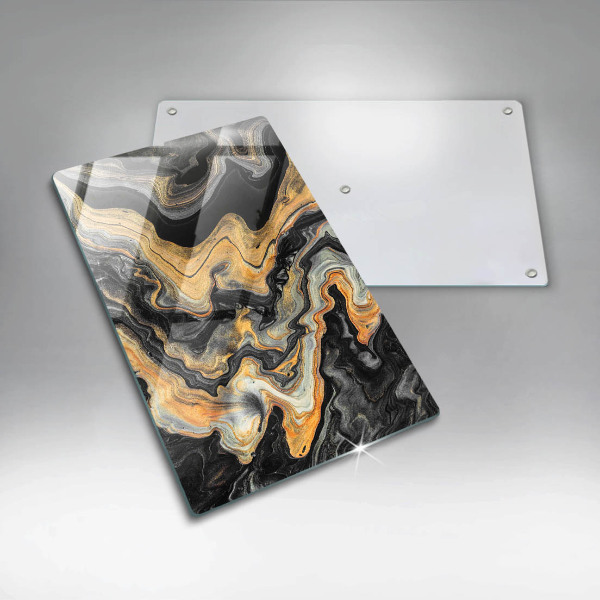 Placă din sticla protectie perete Structura abstractă