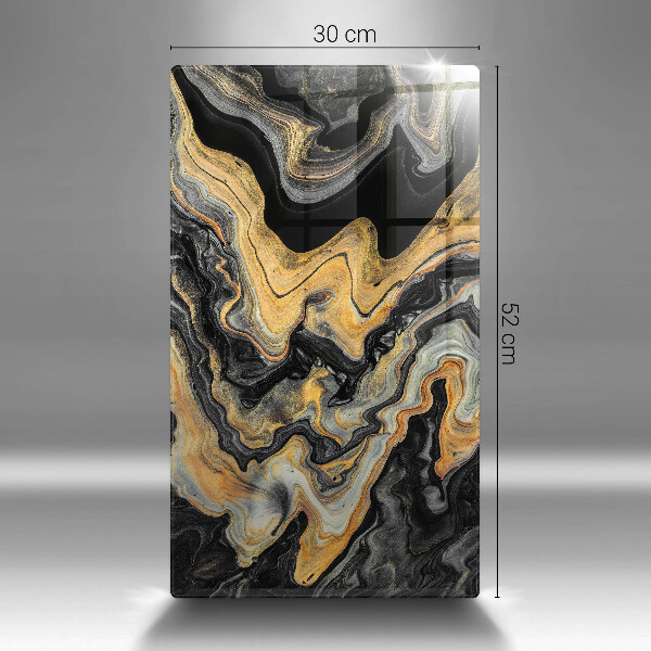 Placă din sticla protectie perete Structura abstractă