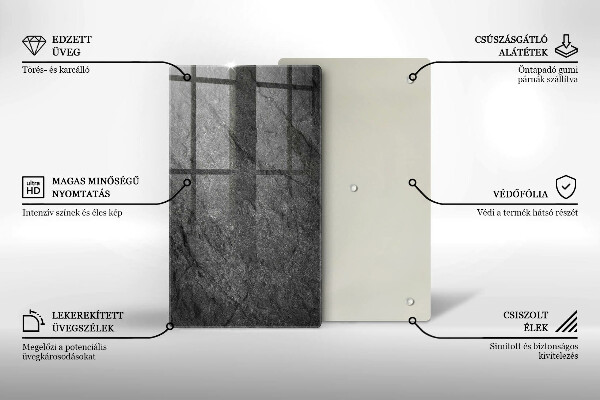 Placă din sticla protectie perete Textura de piatră