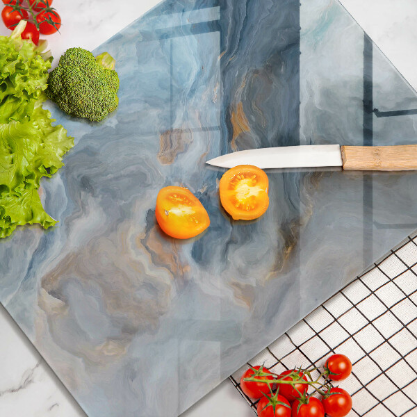 Placă din sticla protectie perete Textura marmură