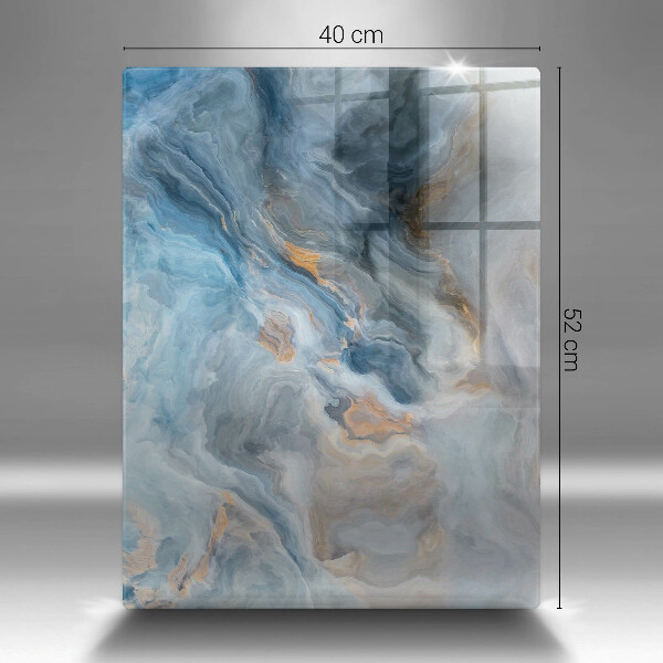 Placă din sticla protectie perete Textura marmură