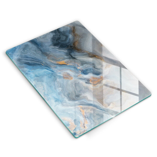 Placă din sticla protectie perete Textura marmură