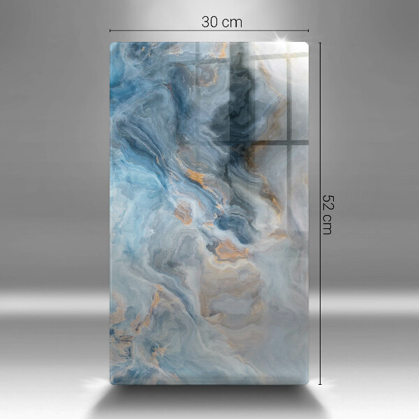 Placă din sticla protectie perete Textura marmură