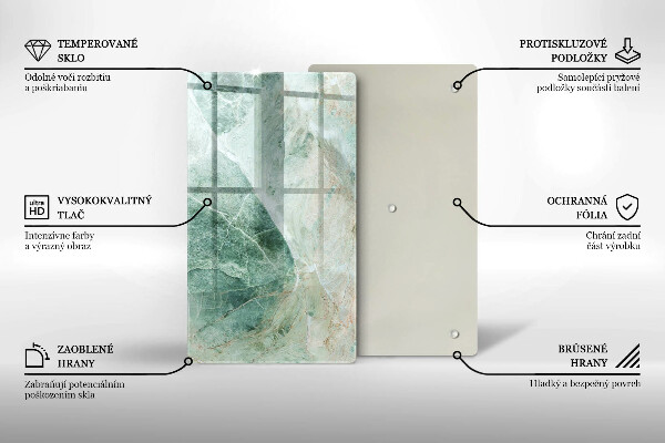 Placă din sticla protectie perete Structură de piatră