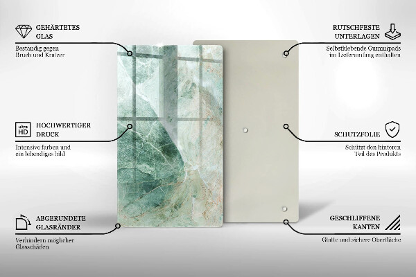 Placă din sticla protectie perete Structură de piatră
