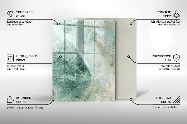 Placă din sticla protectie perete Structură de piatră