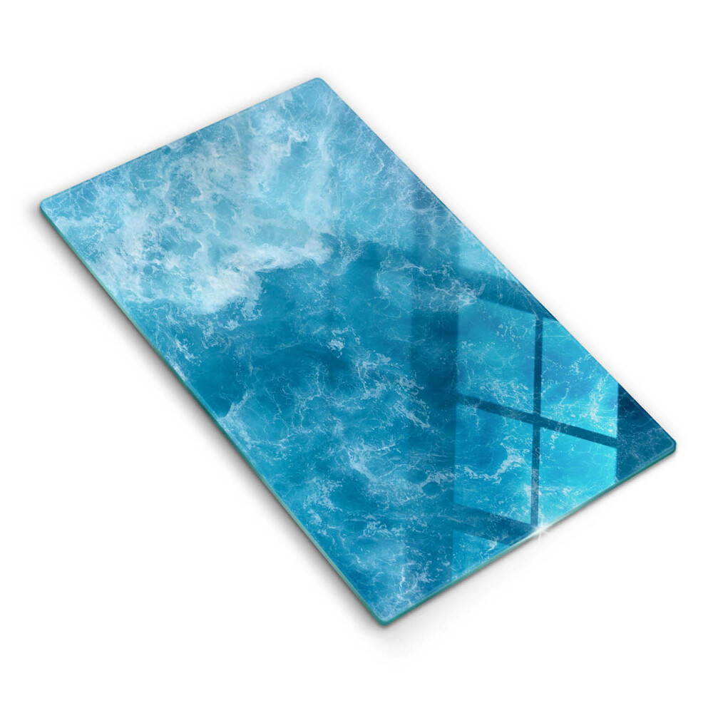 Placă din sticla protectie perete Apa albastra