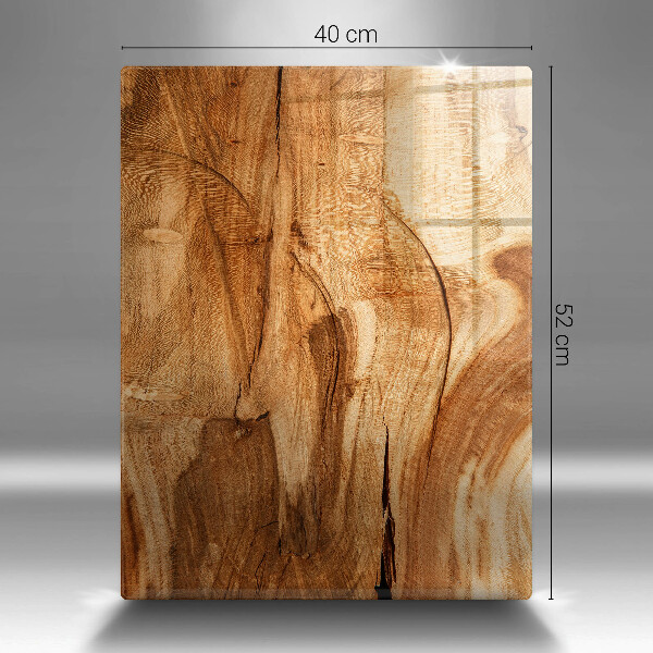 Placă din sticla protectie perete Textura placă de lemn