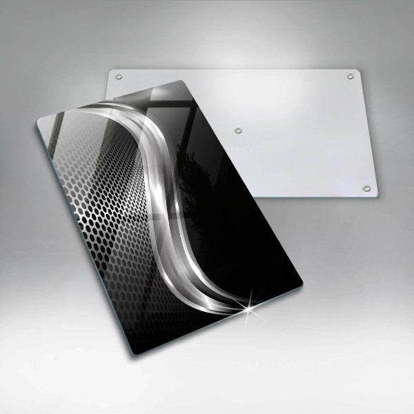 Placă din sticla protectie perete Structura metalica