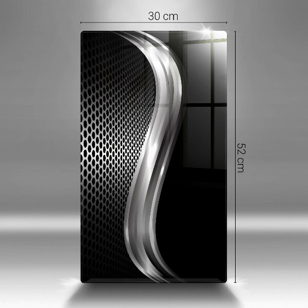 Placă din sticla protectie perete Structura metalica