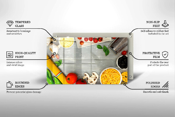 Placă sticla protectie aragaz Mâncare de bucătărie