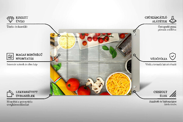 Placă sticla protectie aragaz Mâncare de bucătărie