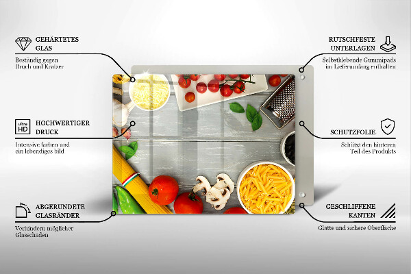 Placă sticla protectie aragaz Mâncare de bucătărie
