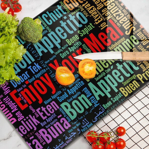 Placă sticla protectie aragaz Subtitrări bon poftă limbi