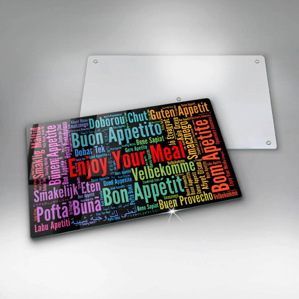 Placă sticla protectie aragaz Subtitrări bon poftă limbi