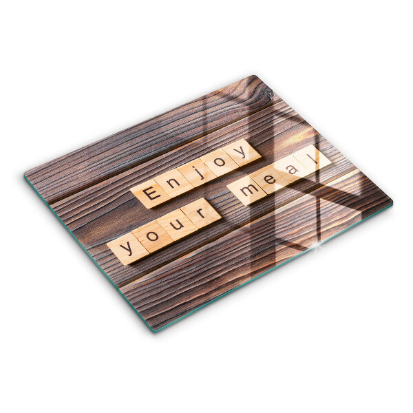 Placă protecție plita Enjoy your meal