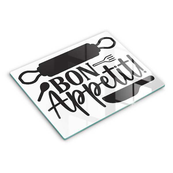 Placă protecție plita Inscripție bon appetit