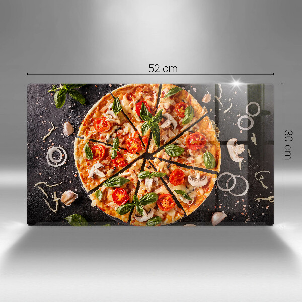 Placă protecție plita Pizza cu ciuperci