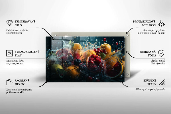 Placă protecție plita Fructe în apă