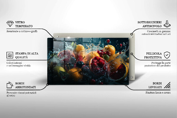Placă protecție plita Fructe în apă