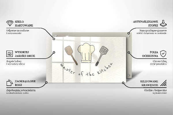 Placă protecție plita Master of the kitchen