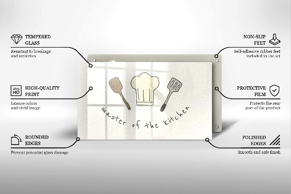 Placă protecție plita Master of the kitchen