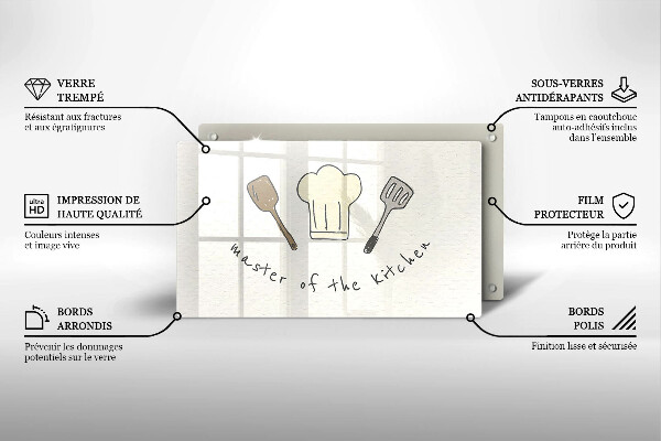 Placă protecție plita Master of the kitchen