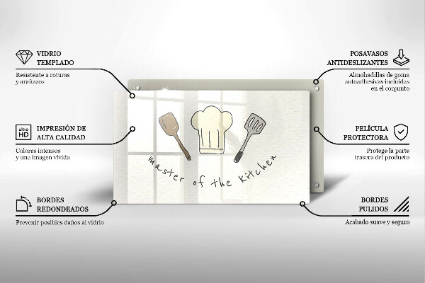 Placă protecție plita Master of the kitchen