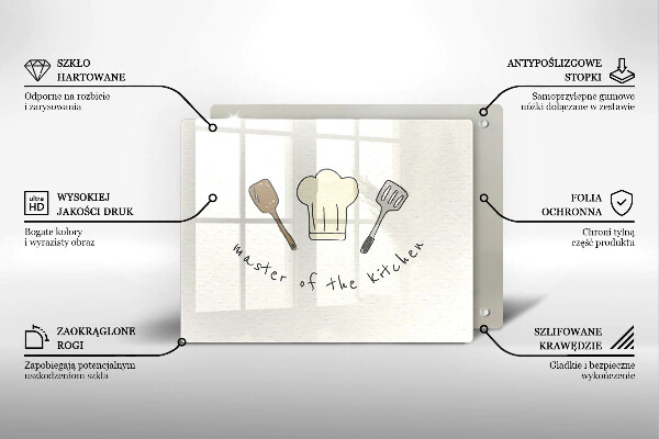 Placă protecție plita Master of the kitchen