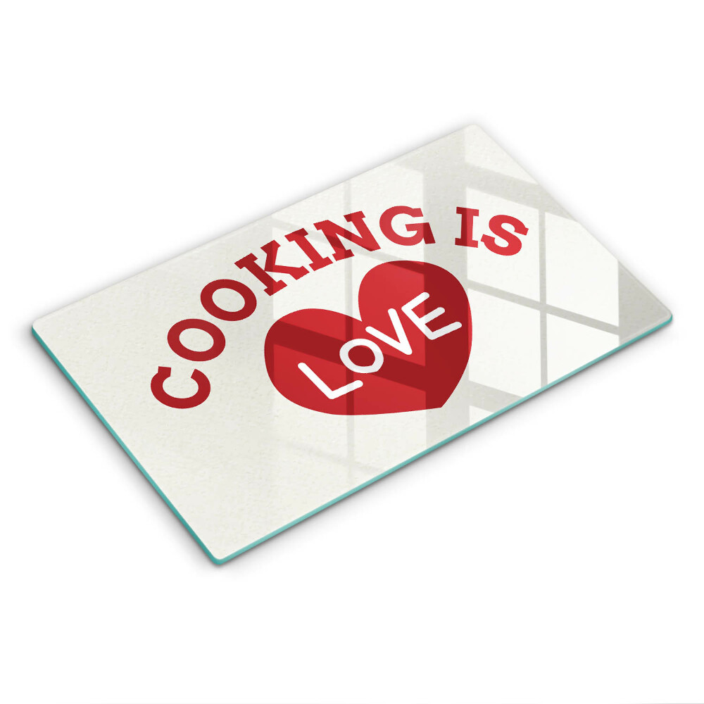 Placă protecție plita Cooking is love