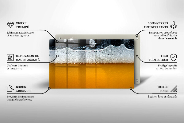 Placă protecție plita Bea spuma de bere