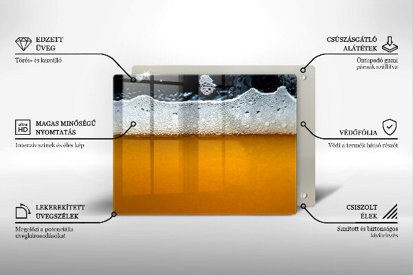 Placă protecție plita Bea spuma de bere