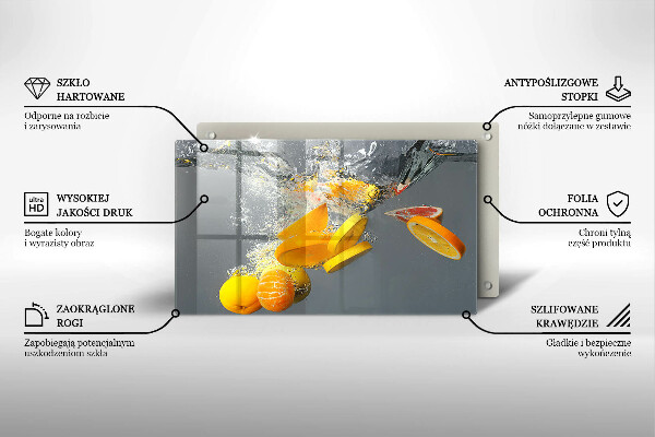 Placă protecție plita Lămâi în apă