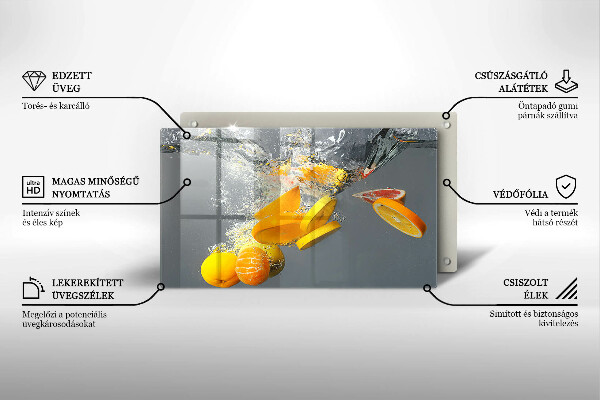 Placă protecție plita Lămâi în apă