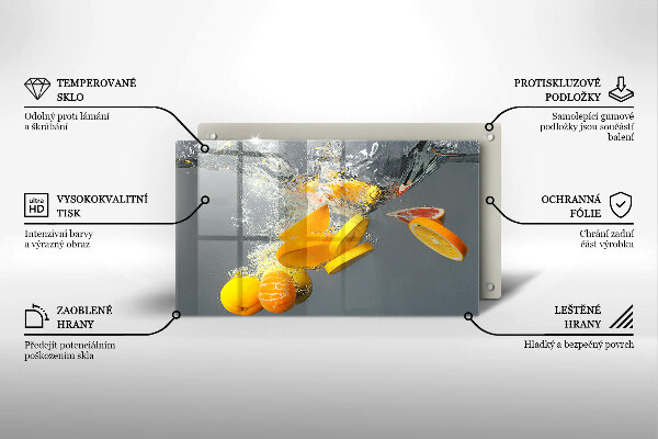 Placă protecție plita Lămâi în apă