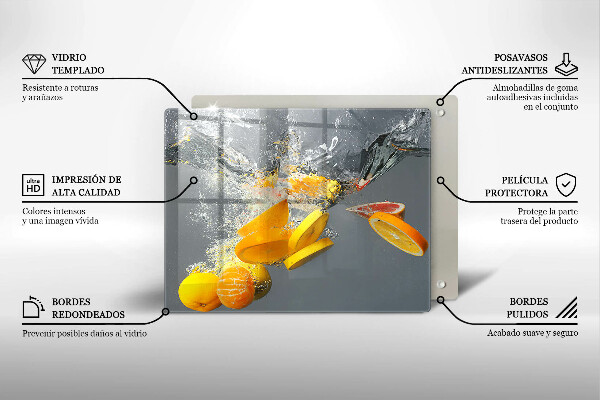 Placă protecție plita Lămâi în apă