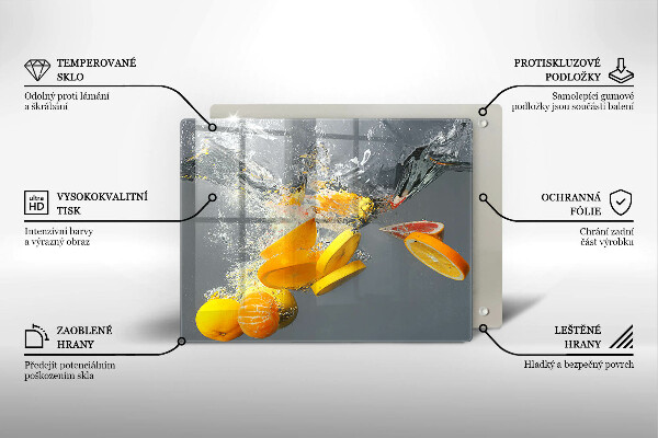 Placă protecție plita Lămâi în apă