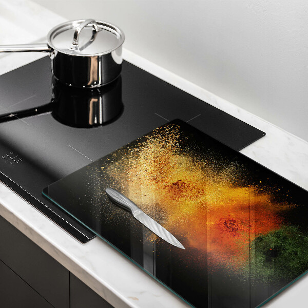 Placă protecție plita Condimente colorate