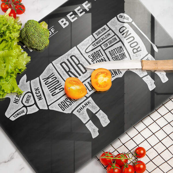 Placă protecție plita Carne de vacă vită