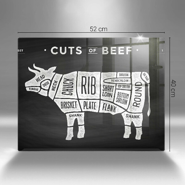Placă protecție plita Carne de vacă vită