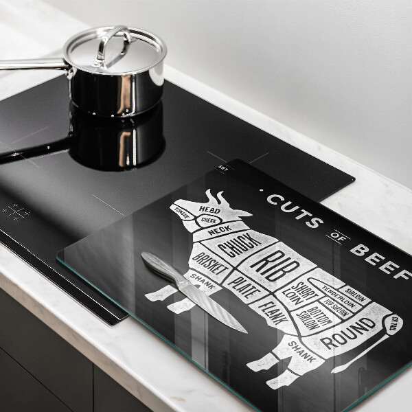 Placă protecție plita Carne de vacă vită