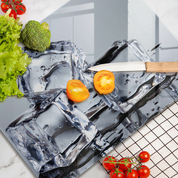 Placă sticla protectie aragaz Cuburi de gheata