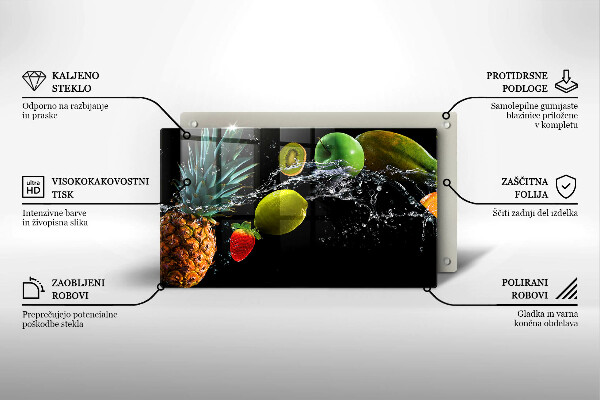 Placă protecție plita Fructe în apă