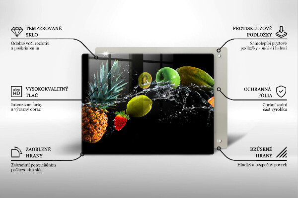 Placă protecție plita Fructe în apă