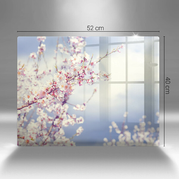 Placă protecție plita Copac înflorit