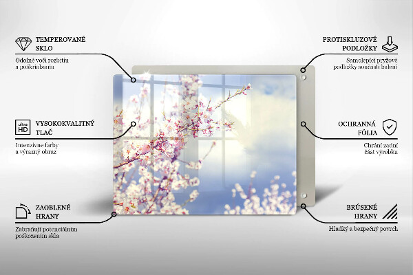 Placă protecție plita Copac înflorit