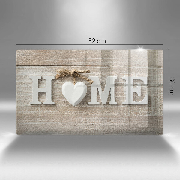 Placă sticla protectie aragaz Home