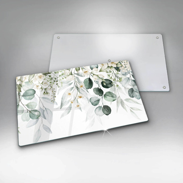 Placă protecție plita Plante acuarela