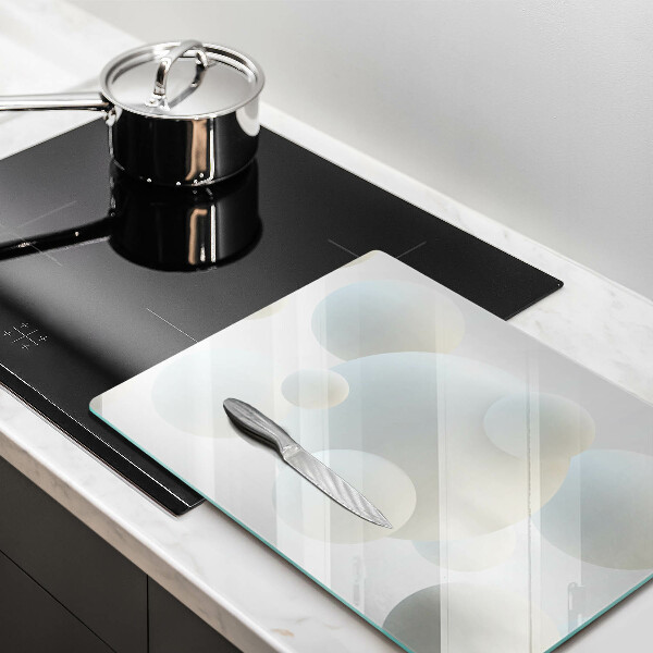 Placă protecție plita Mingi moderne 3d